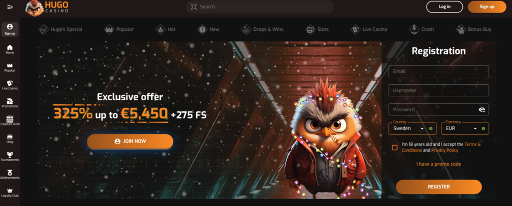 Hugo Casino Utan Svensk Licens